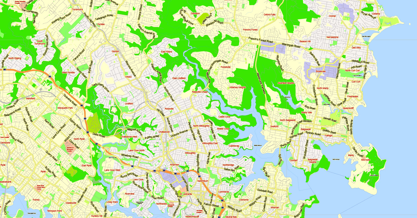 Editable map Krasnodar PDF