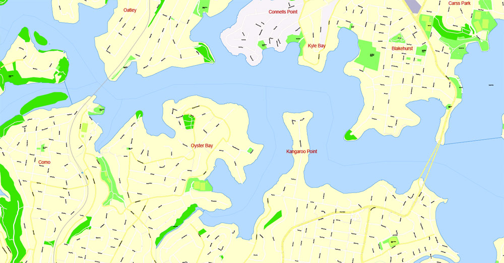 Pdf map Sydney Australia ZIP PDF