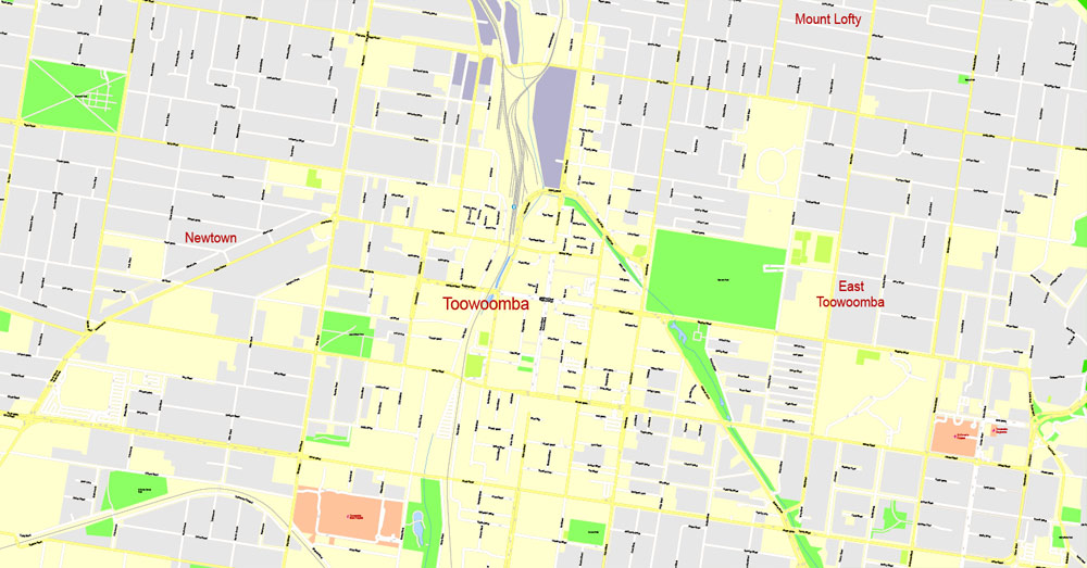Street map Bendigo Australia PDF 17