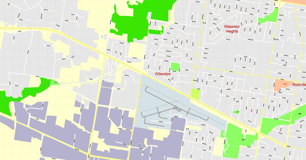 Street map Toowoomba Australia PDF