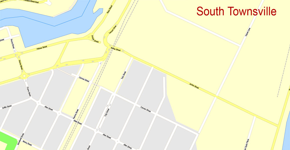 Street map Australia ZIP PDF