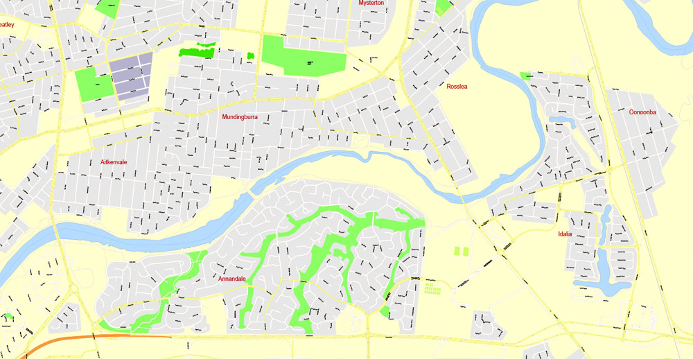 City map Bendigo Australia PDF 17