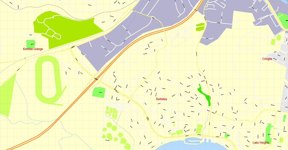 Pdf map Wollongong Australia PDF