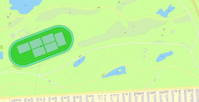 Ggp Map Golden Gate Park PDF Map, San Francisco, US, exact vector Map street G ...