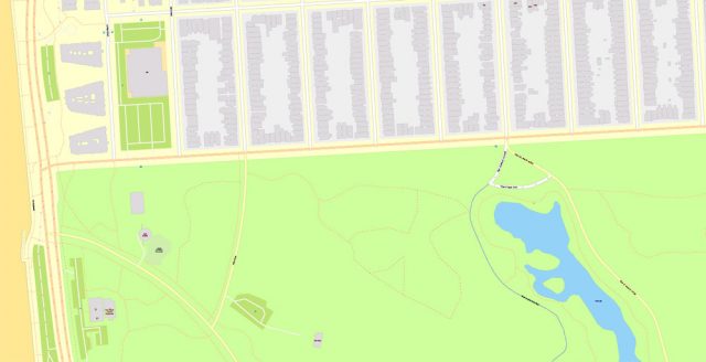 Ggp Map Golden Gate Park PDF Map, San Francisco, US, exact vector Map street G ...