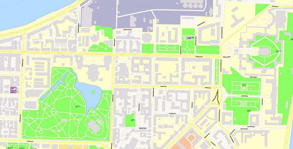 Urban plan Saint Petersburg 4