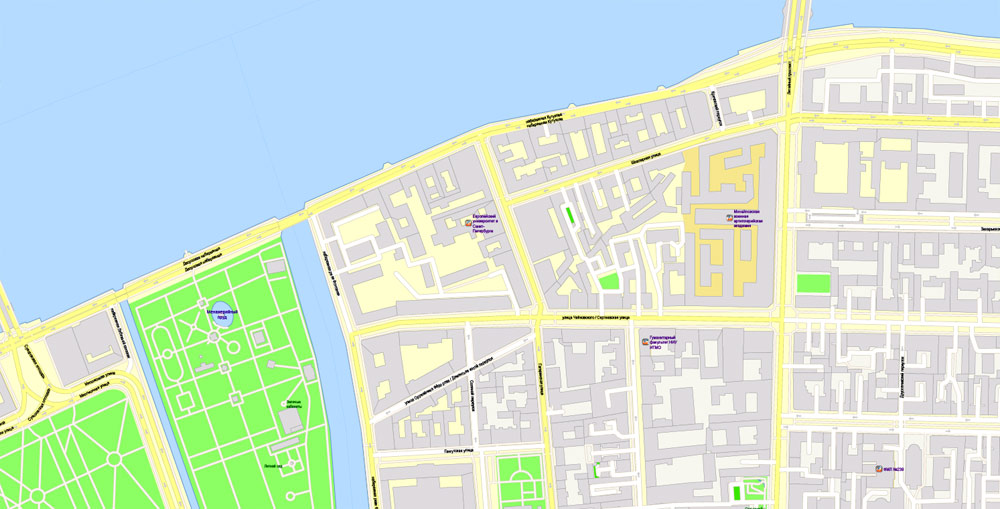 Urban plan Saint Petersburg 4