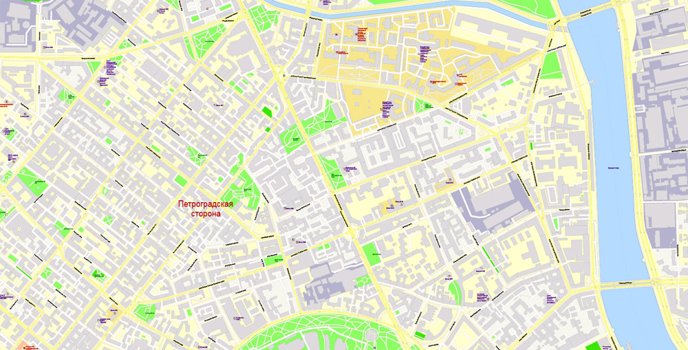 Urban plan Saint Petersburg 4