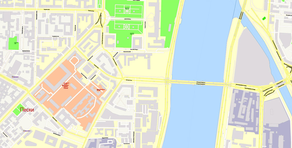 Urban plan Saint Petersburg 4