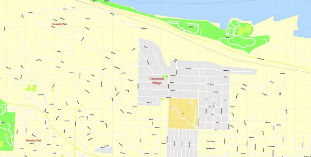 Little Rock metro area Printable Vector Map, Arkansas US, exact vector ...
