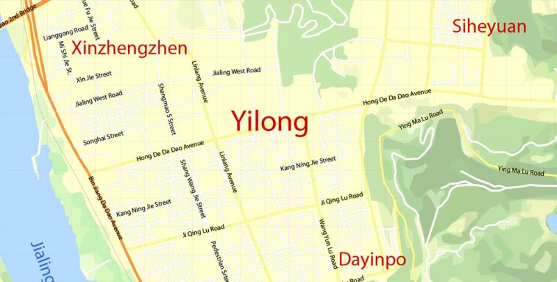 printable_map_yilong_china_gvl_17_ai_pdf_dwg_dxf_1