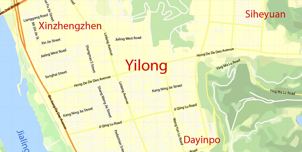 printable_map_yilong_china_gvl_17_ai_pdf_dwg_dxf_1