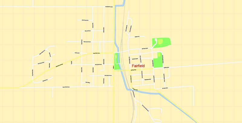 Map Spokane County + Spokane city, WA US, exact detailed vector Adobe Illustrator in layers