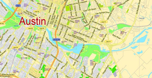 Travis County Austin PDF Map - Printable Map Travis County Austin Tx Us Gvl 13 Ai Cs6 Ai Pdf 15 640x328