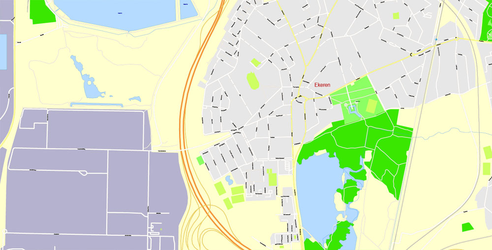 Illustrator map Antwerp Belgium