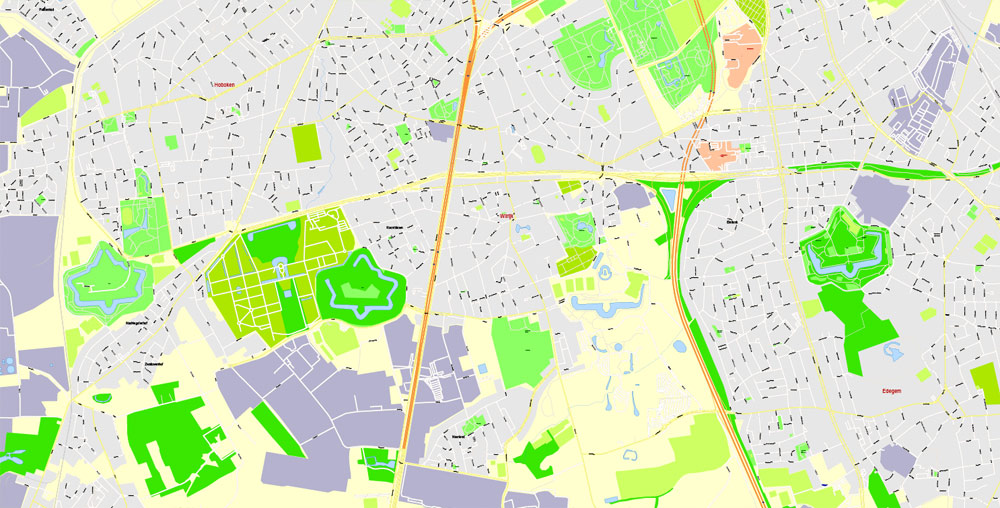 Urban plan Brussels Belgium pdf
