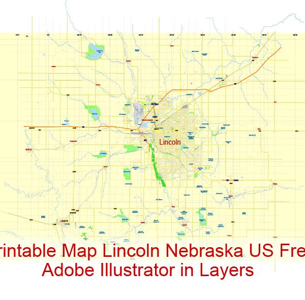 free download map lincoln nebraska