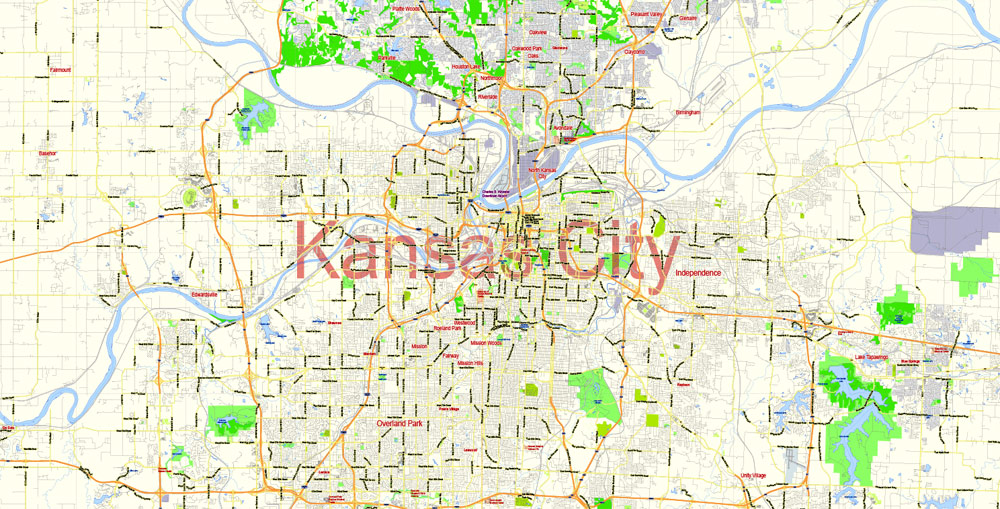 Kansas City Digital Cartography for Education and Business