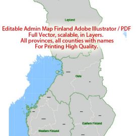 Editable map Finland Admin