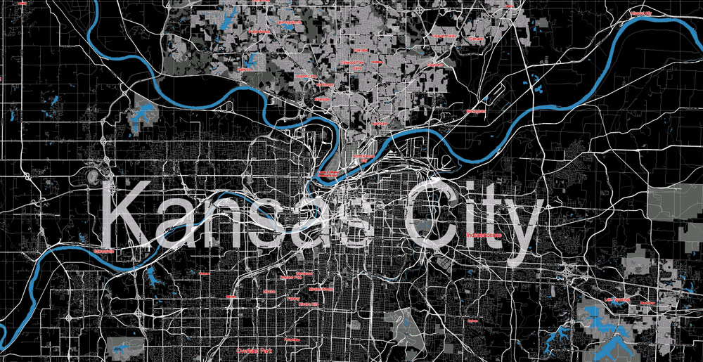 Kansas City Digital Cartography for Education and Business