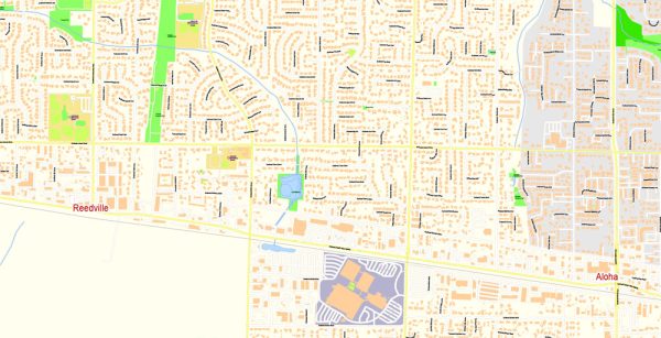 Printable Map Hillsboro Oregon Gvl17 B Ai Cs6 Ai Pdf 12 600x307 