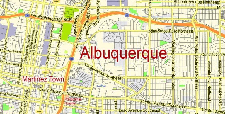 Albuquerque Map Vector Us Gvl13 Ai 10 Ai Pdf 1 768x389 