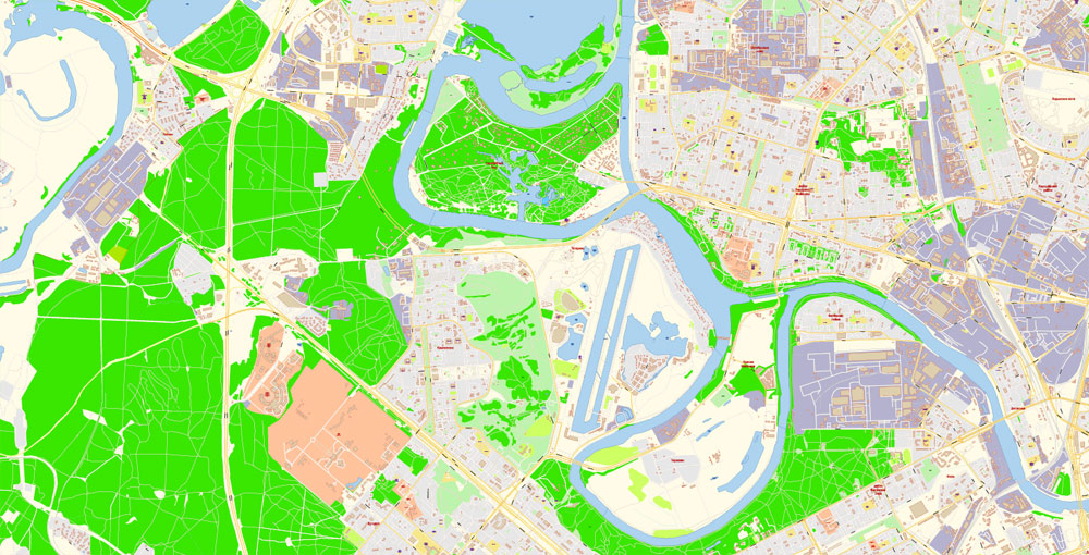 Urban plan Moscow 4
