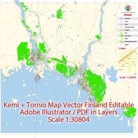 Street map Inari Ivalo Saariselka PDF