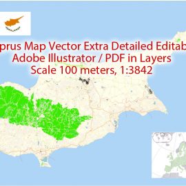 Editable map Corrientes Resistencia PDF
