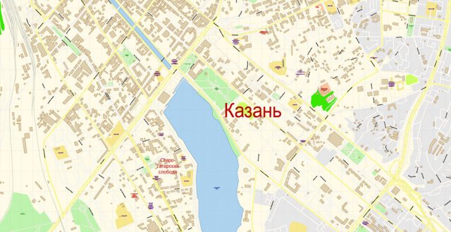 Казанский ипподром карта