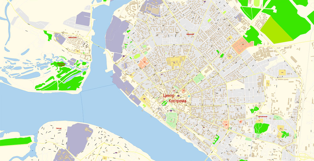 Кострома Фото Карта