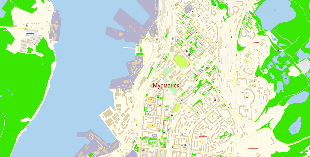 Карта мурманска подробная. Мурманск план города. Мурманск план города с улицами. Г Мурманск на карте. Карта Ленинского округа города Мурманска.