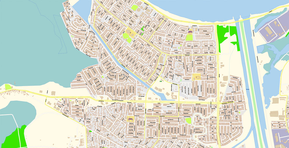 Urban plan San Juan metro area Puerto Rico: Digital Cartography