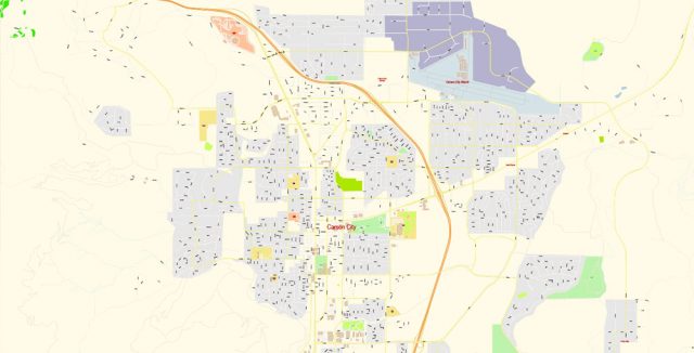 Carson City Nevada Map Vector Lake Tahoe Area Gvl17b Ai 10 Ai Pdf 9 640x326 