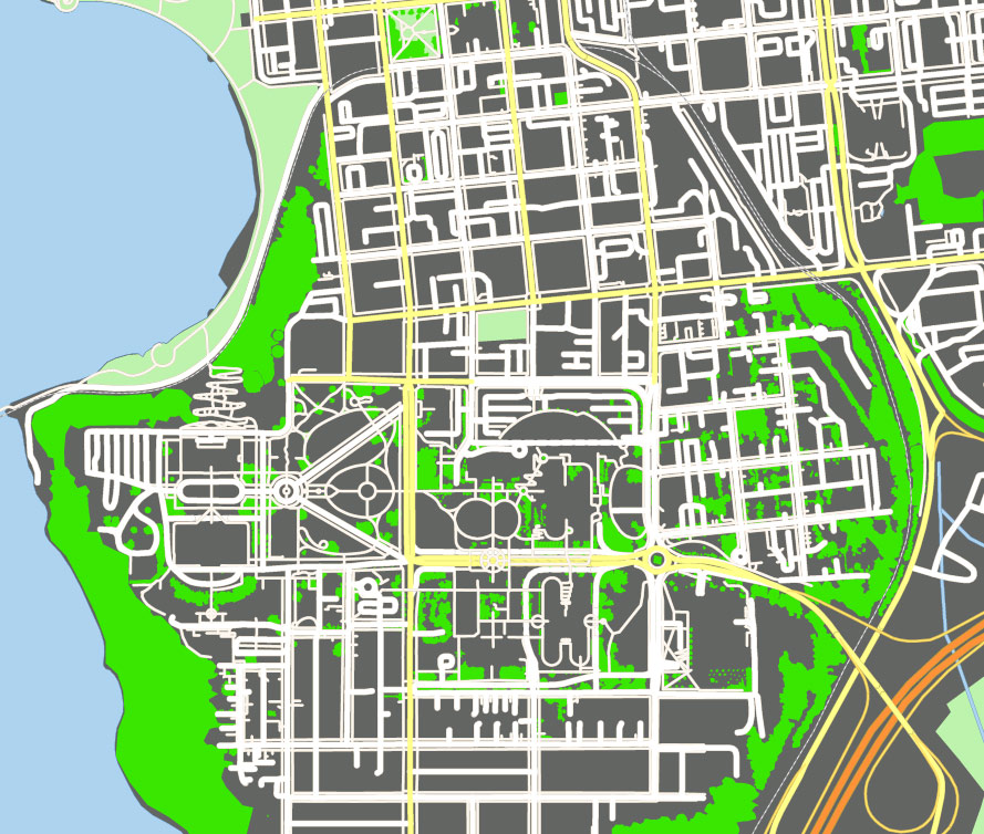 Urban plan Olympia Washington