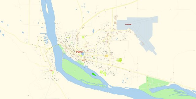 Pierre South Dakota Map Vector Gvl17 B Ai 10 Ai Pdf 3 640x326 