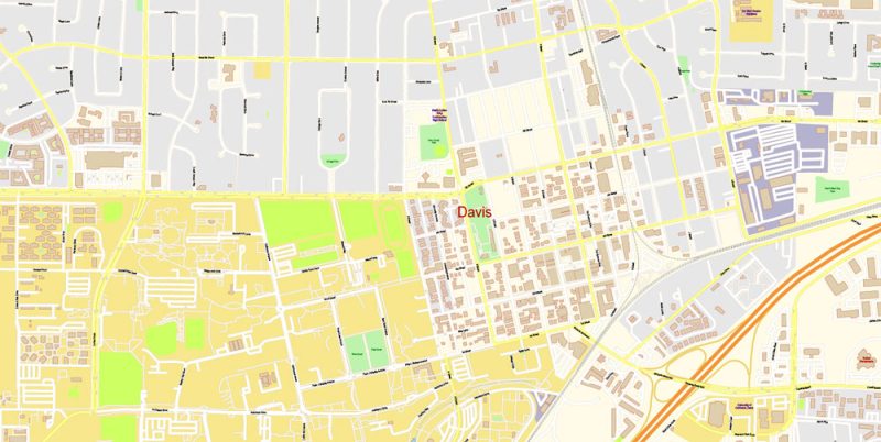 Sacramento California Map Vector Exact City Plan detailed Street Map editable Adobe Illustrator in layers
