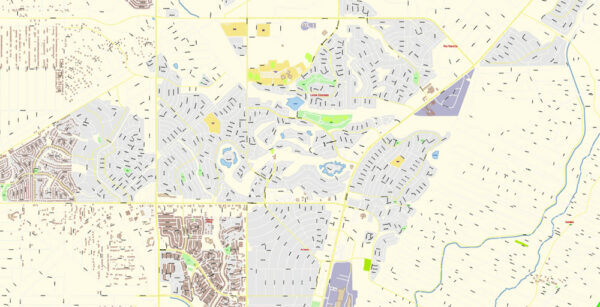 Albuquerque Rio Rancho New Mexico US Map Vector Exact City Plan ...