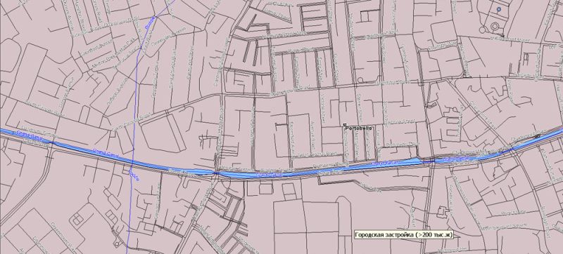 Ireland Island Vector Map in MIF / MID format simple and full all streets