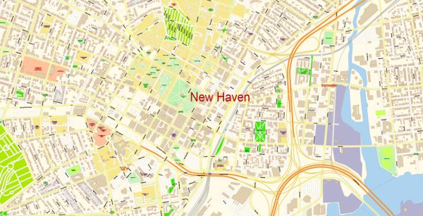 New Haven Connecticut Map Vectoe Gvl17b Ai 10 Ai Pdf 2 600x307 