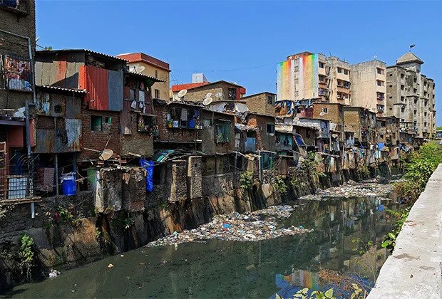 Dhavari - slums in Mumbai where from the end of XIX century live Dalits
