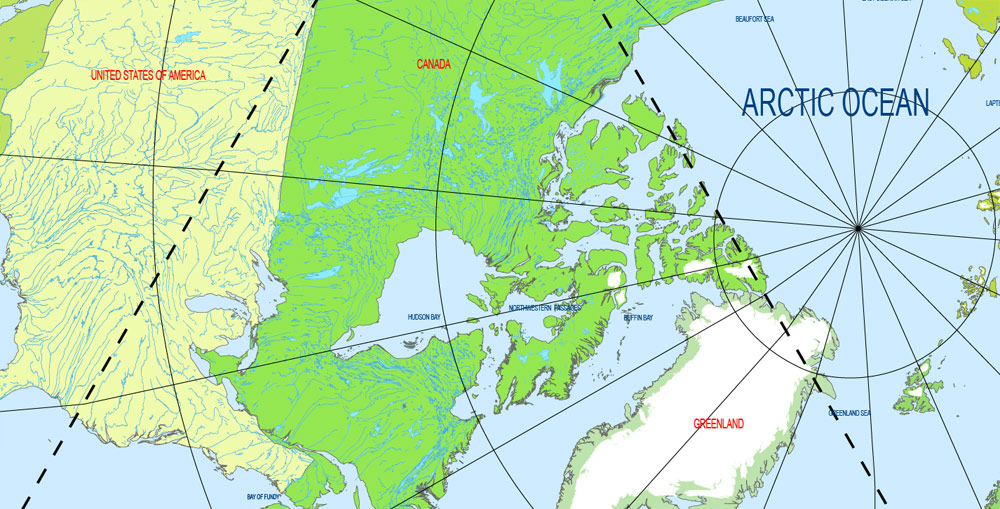 vectorial map world dymaxion