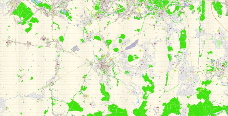 Binche Belgium Map Vector Exact City Plan High Detailed Street Map editable Adobe Illustrator in layers