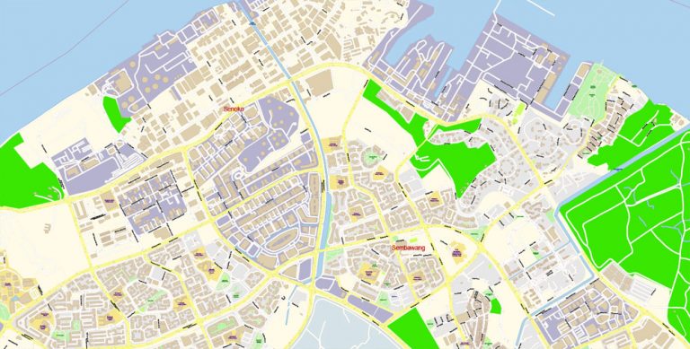 SINGAPORE STREET MAP PDF visual data 6