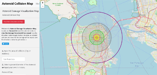 Vector Maps: Maps Mania: Mapping Deep Impact