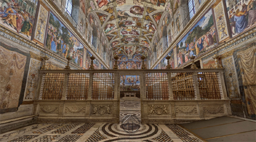 Vector Maps: The Sistine Chapel Virtual Tour