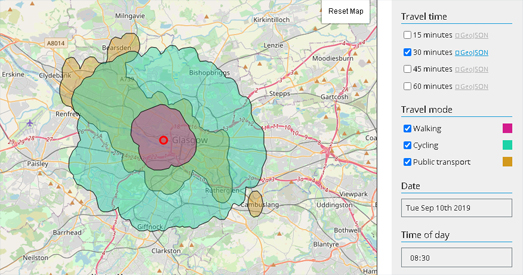 Vector Maps: Maps Mania: The Scottish Isochrone Map