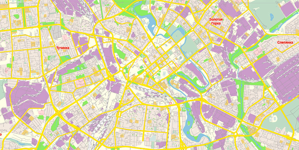 Minsk Belarus Минск Беларусь Map Vector Free Editable Layered Adobe Illustrator + PDF + SVG векторная карта