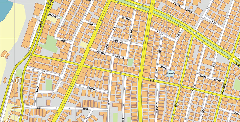 Urban plans Cities of Israel: GIS-services