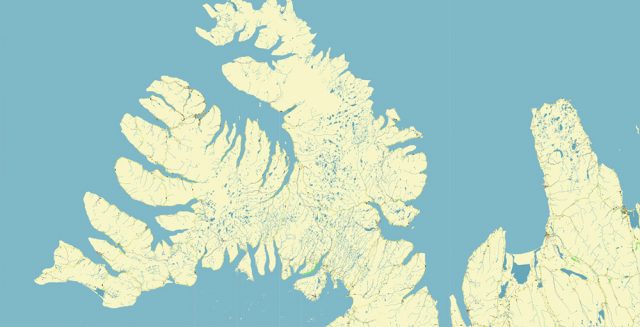 Iceland full country PDF Vector Map Accurate Road Plan High Detailed ...